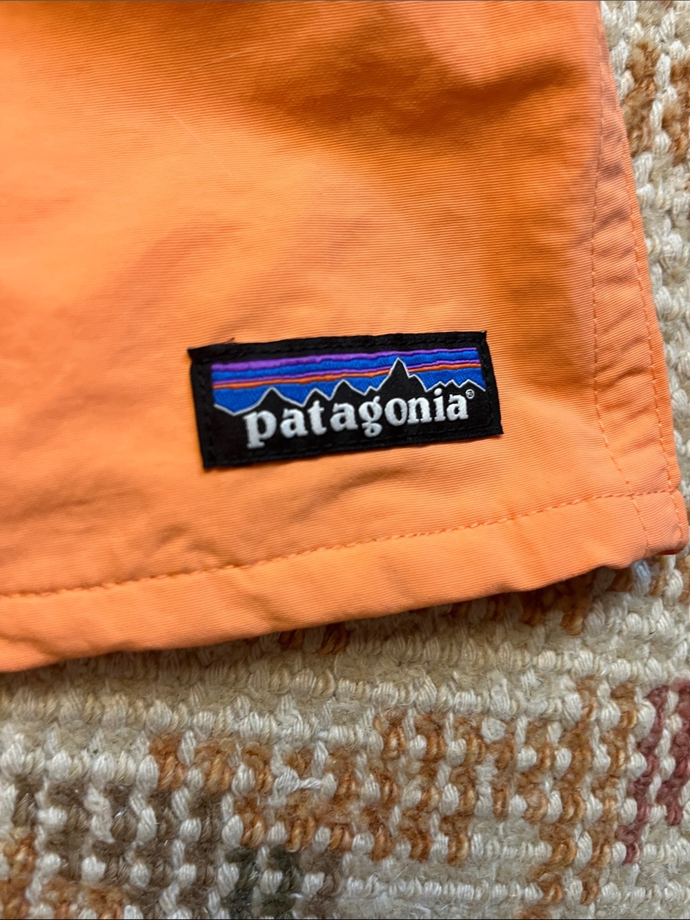 NWT Patagonia Men’s Baggies 5 Inch Shorts Tigerlily Orange Size XL - Picture 5 of 11